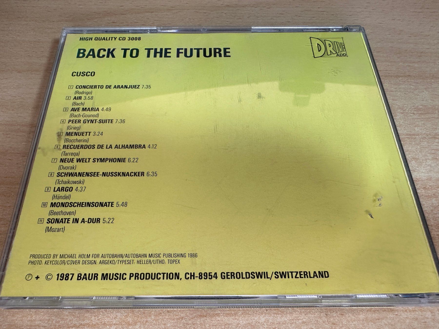 CD: D8 Cusco – Back To The Future – Usato da Rikon im Tösstal venduto da Alpenmutz 1