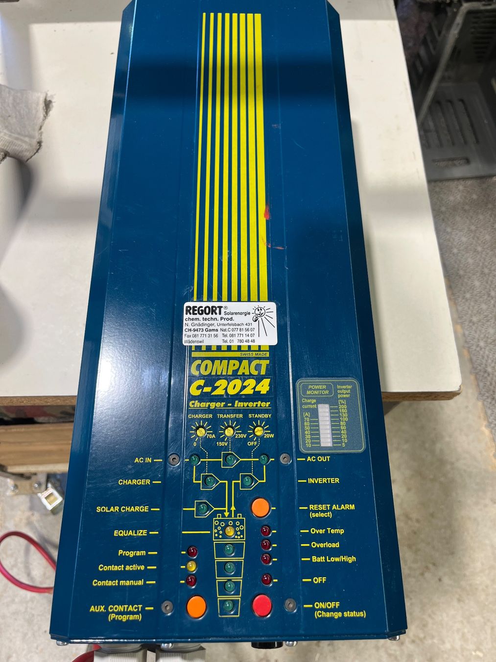 Inverter: Regort COMPACT C-2024 Ladegerät-Inverter 2000 VA gebraucht – Usato da Wangs venduto da Mikusch85