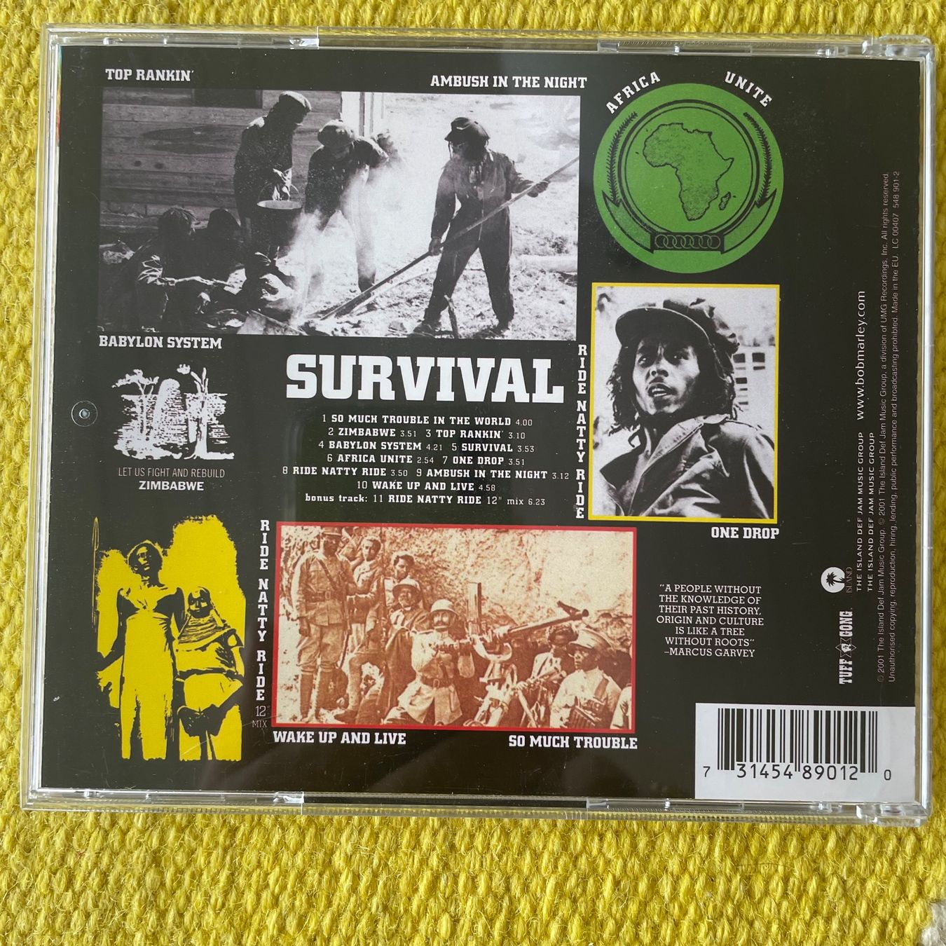 CD: BOB MARLEY-SURVIVAL REMASTERED – Usato da Rorschacherberg venduto da CD-Roli 1