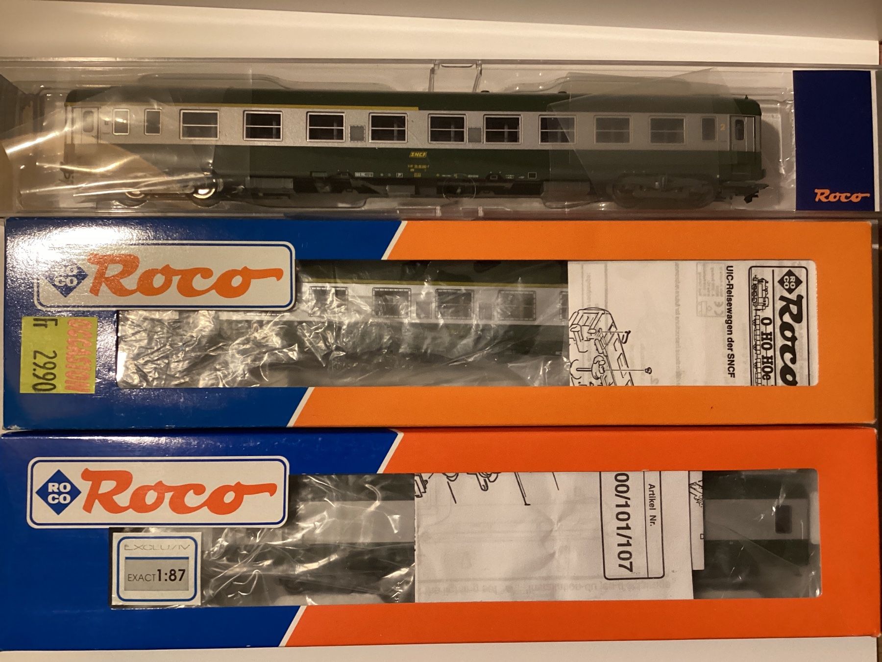 Roco Trains électriques: Roco 45100 74351 44614 SNCF UIC DEV H0 1:87 – D'occasion à Effretikon par simtek_de 8