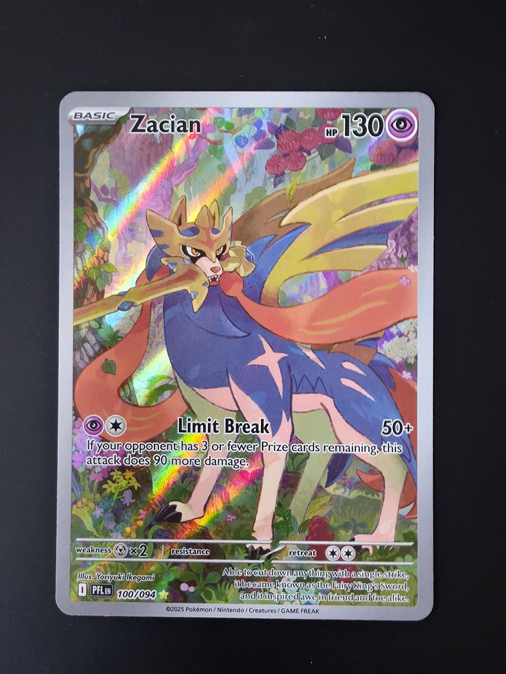 Pokémon Sammelbilder & Trading cards: Zacian (PFL 100) - Pokémon – Gebraucht aus Zürich von Semagets