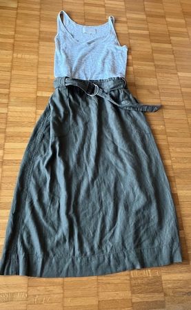 BROCHU WALKER  Kleid Leinen Gr.L