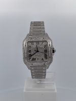 Cartier Santos de Cartier Iced Out - Santos de Cartier