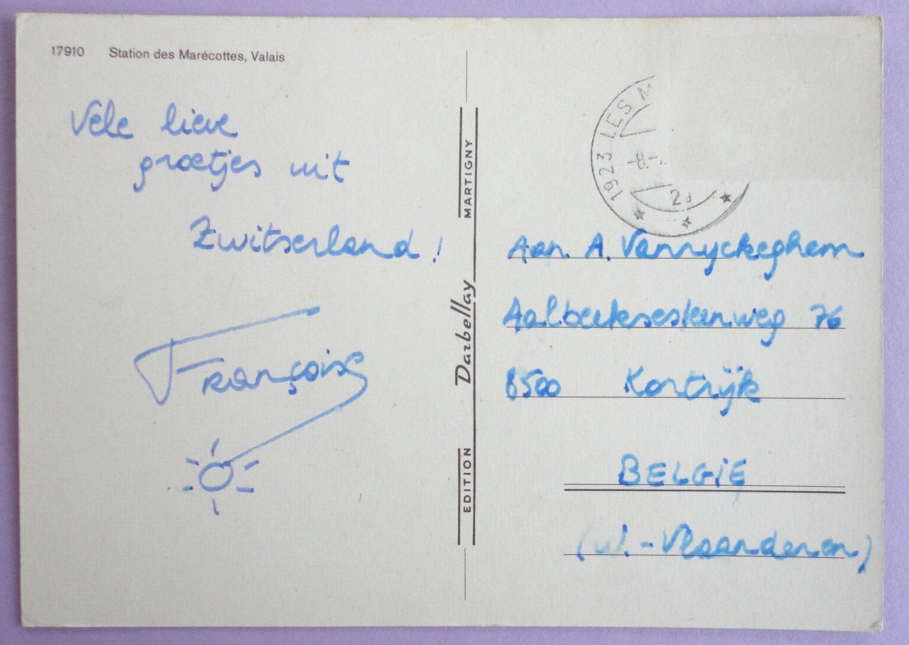 Cartoline postali: Station des Marécottes, Valais – Difettoso da Fétigny venduto da Billy2miny 1