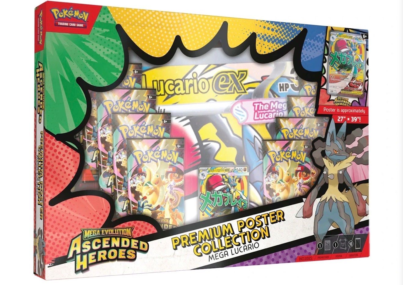 Pokémon Carte collezionabili: Ascended Heroes Premium Poster Collection – Nuovo e nell'imballaggio originale da Zürich venduto da ene_ymy9