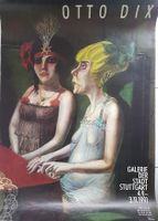 Ausstelung plakat Otto Dix Rarität
