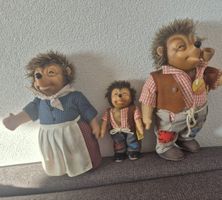 Original Steiff Igel-Familie – „Mecki“ & „Micki“ + Kind