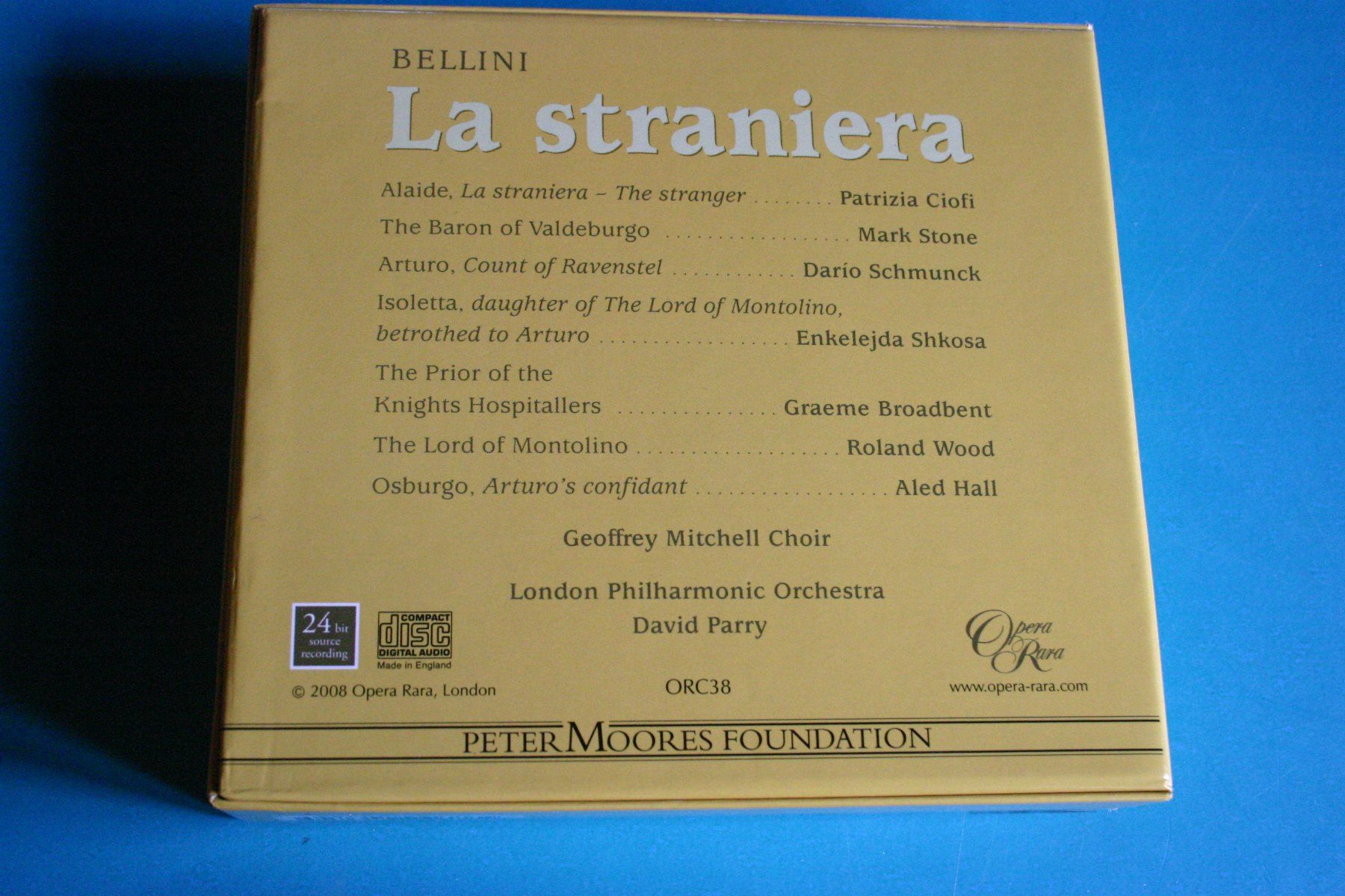 CDs: BELLINI LA STRANIERA – D'occasion à Winkel par Gallica 1