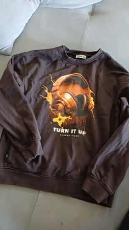 Sweatshirt C&A braun Gr.170cm mit Print
