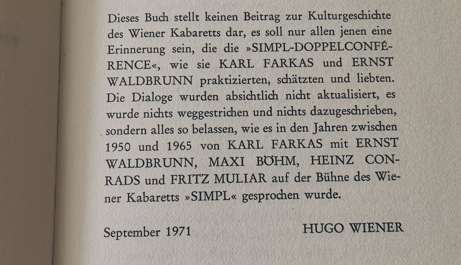 Libri: Doppelconference von Hugo Wiener – Usato da Genève venduto da Somethingwicked 6