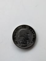 Schweizer Münze 5 Rappen 1907, 