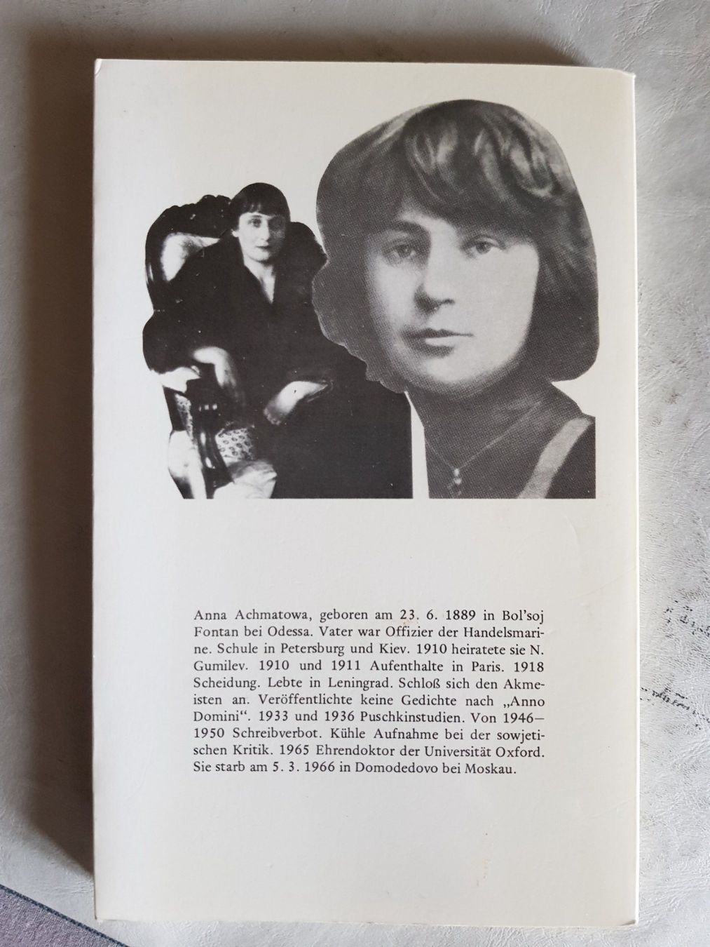 Libri: Anna Achmatowa - Requiem - 1987 Oberbaum Verlag – Usato da Walterswil BE venduto da Lonitti 1