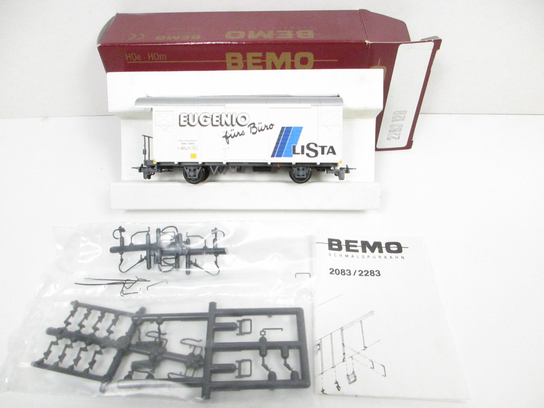 Bemo Modelleisenbahnen: Bemo H0m 2283 120 RhB Güterwagen EUGENIO LISTA – Neu und originalverpackt aus Olten von Heinrich875 1