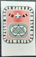 Soldatenmarke 2.WK, Basel 1941, franz, geschn, Wi AM 14-2