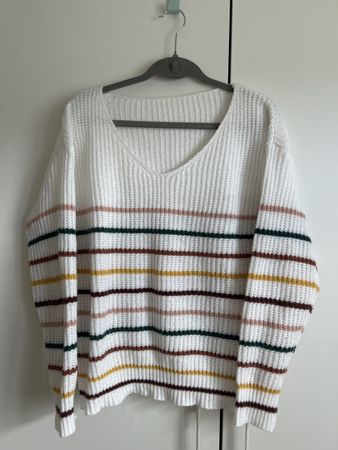 Gestreifter Pullover, Grösse L, Top Zustand