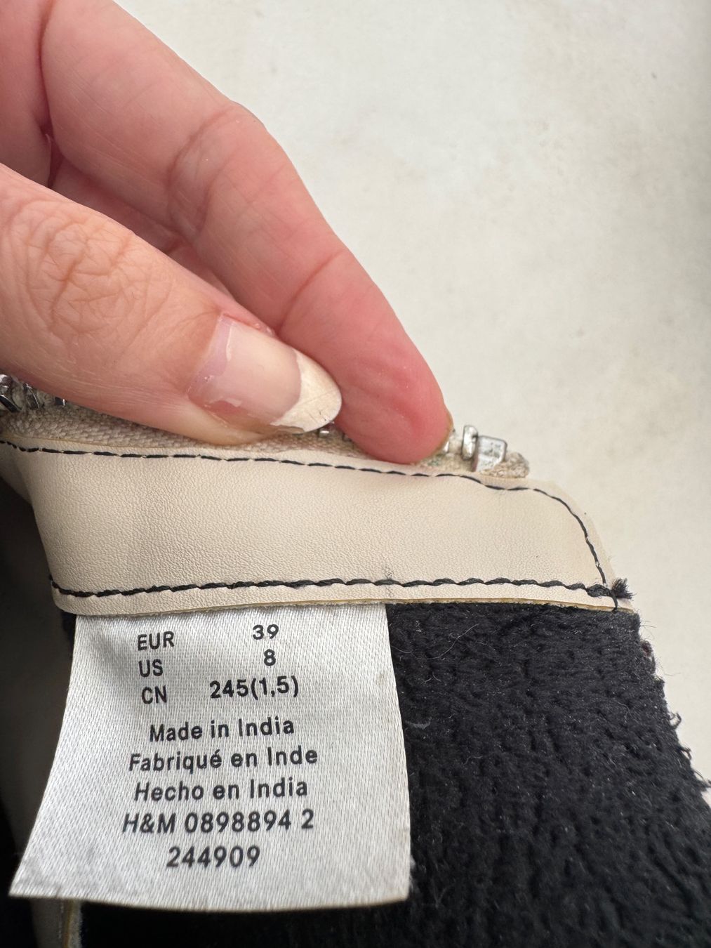 H&M Scarpe da donna: Bottines crème talons compensés – Usato da giffers venduto da sev_c9x9 4