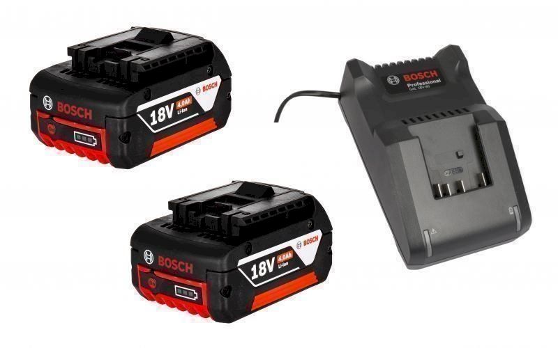 Caricatori & Batterie: Bosch Akku Starter-Set 2 x GBA 18V 4 Ah – Nuovo e nell'imballaggio originale da Bottighofen venduto da zaap 1