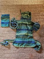 Babytrage Didymos gestreift grün blau guter Zustand