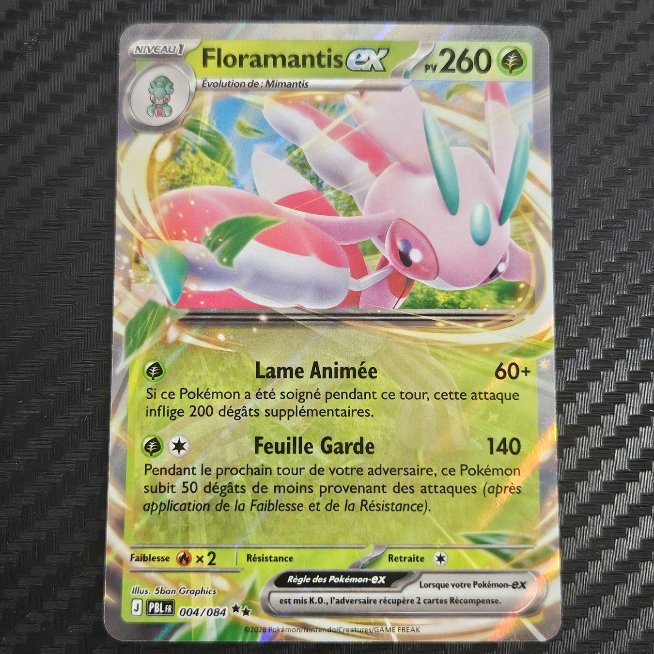 Pokémon Carte collezionabili: Pokemon Lurantis ex 004/084 Pitch Black FR – Nuovo (secondo la descrizione) da Cousset venduto da PokePlus