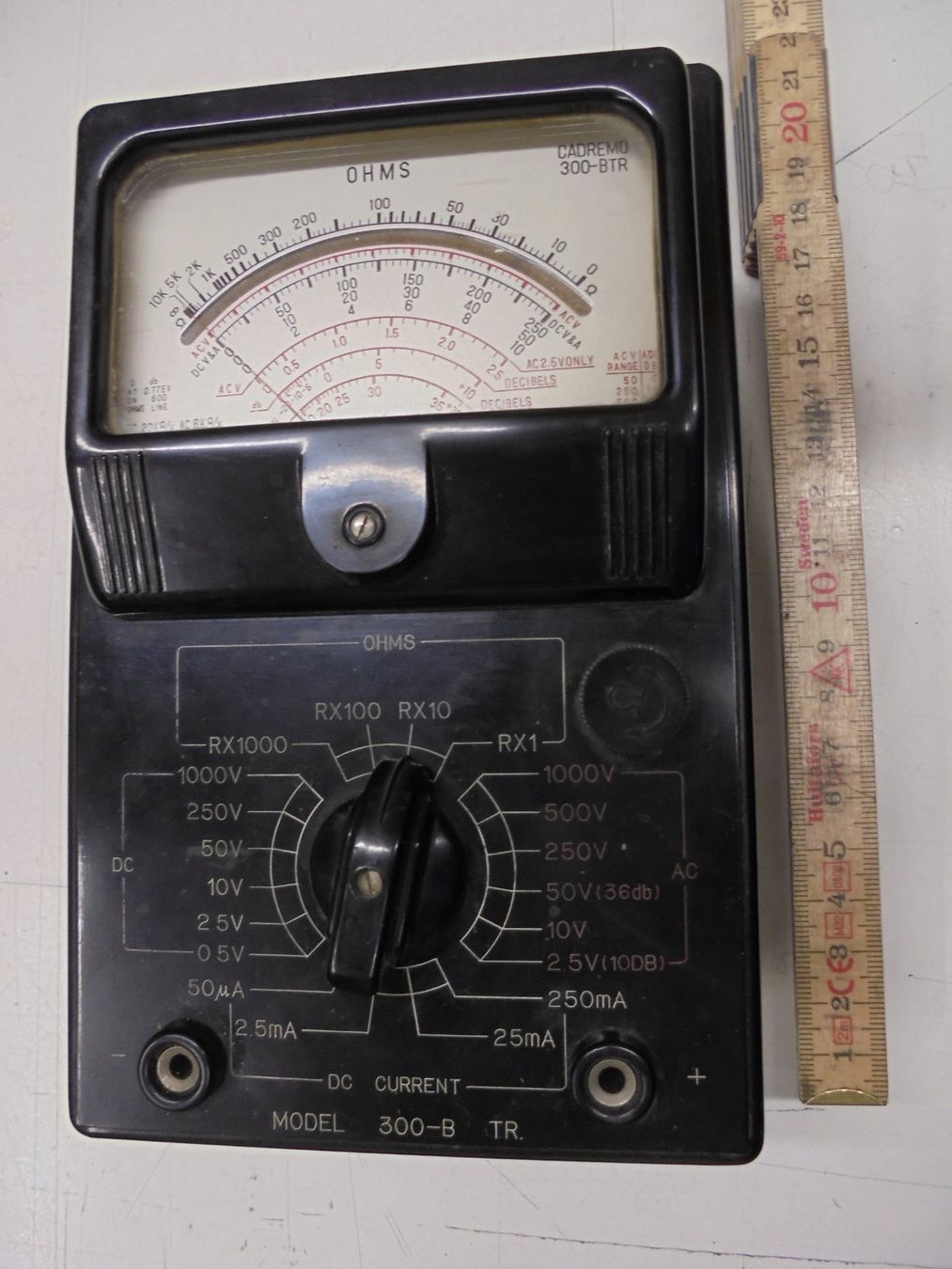 Misurare: Analogmessgerät, CADREMB 300-B TR., Vintage Messgerät – Usato da Bassersdorf venduto da Pandir 7
