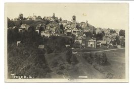Trogen (AR) Blick Richtung Dorfzentrum echte Foto-AK um 1930