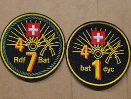 Infanterie Badge Duo Radfahrer Bat neu