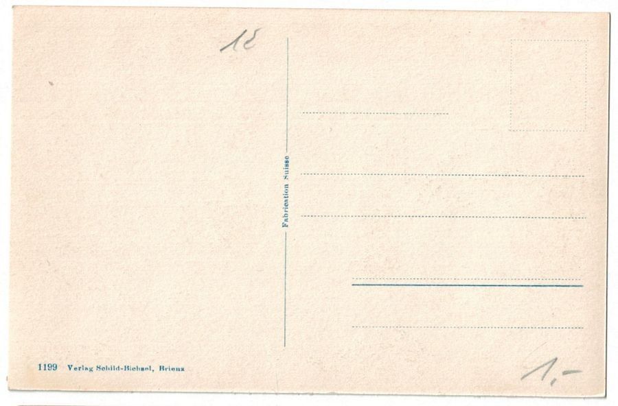 Cartoline postali: Vogelschau-AK Berner Oberland – Usato da Frauenfeld venduto da POML 1