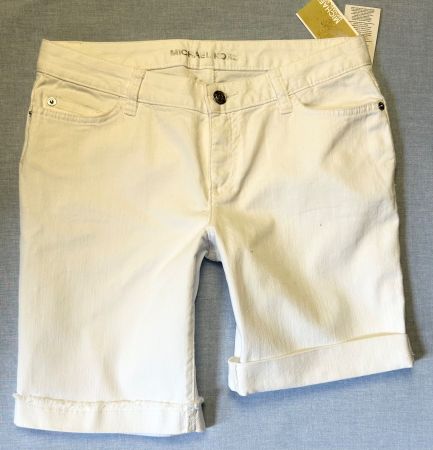 MICHAEL KORS Sommer Jeans Shorts Weiss Gr 2 34 Neu