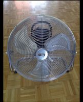 Bodenventilator Metall Chrom Durchmesser 50cm funktionstücht