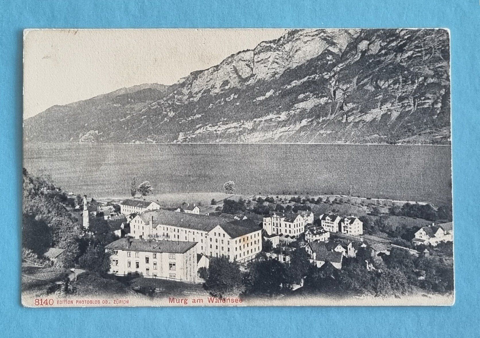 Cartoline postali: Murg am Walensee - Fabrik - alte Ansichtskarte – Usato da Rothrist venduto da RROENK