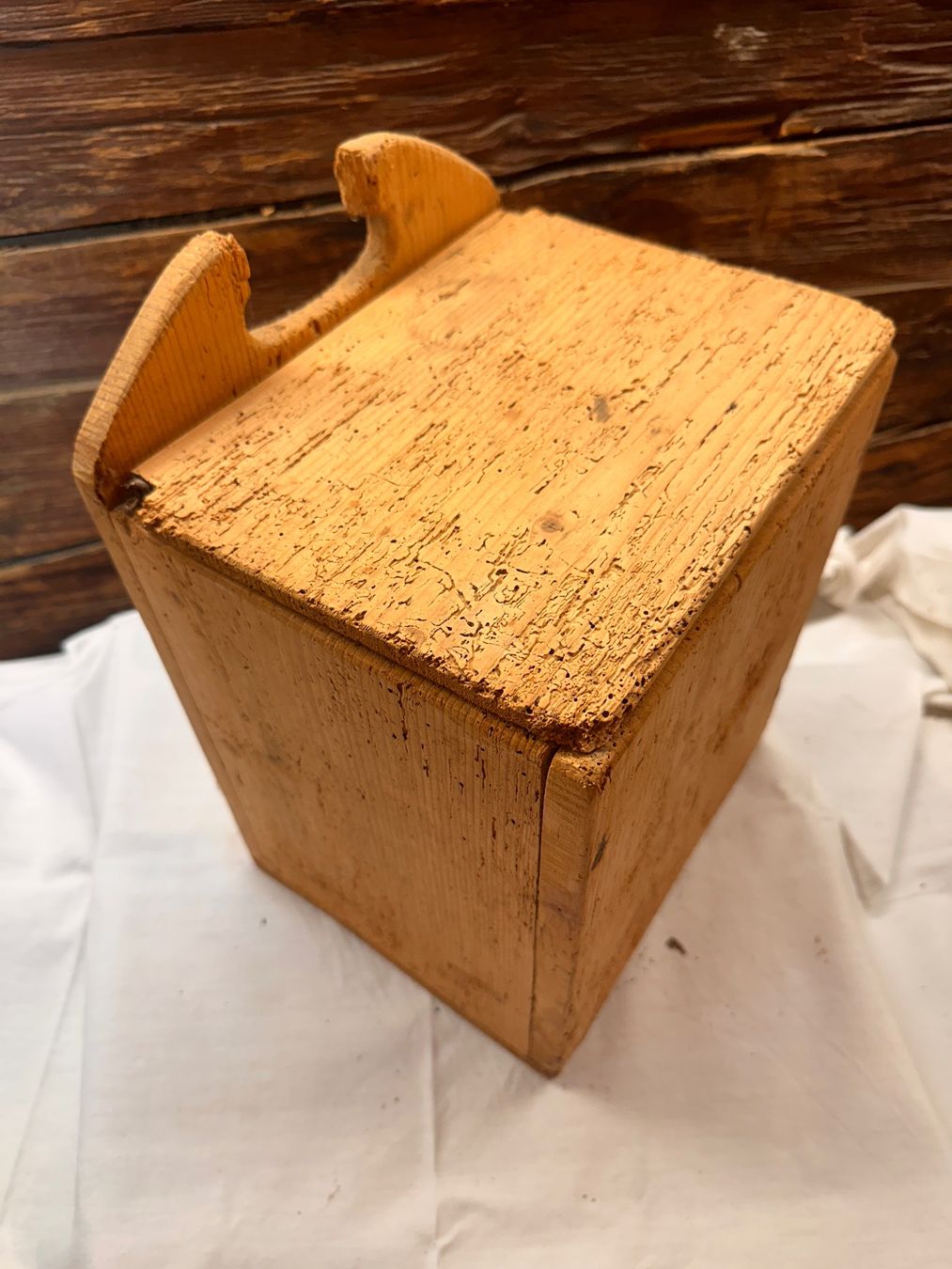 Casse di trasporto: antike Holzbox mit Deckel / altholz – Usato da Einsiedeln venduto da Vtec1987 2
