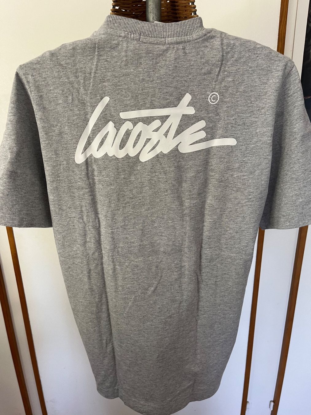 Lacoste T-shirt: Lacoste L!VE T-Shirt grau – Usato da Utzenstorf venduto da Ismaele 1