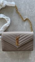 Saint Laurent Monogram Envelope Wallet on Chain