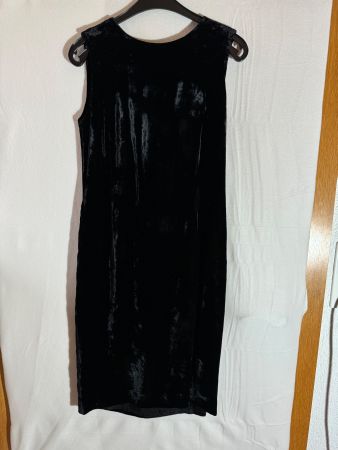 Schwarzes Samtkleid von Algo Couture Gr. 38