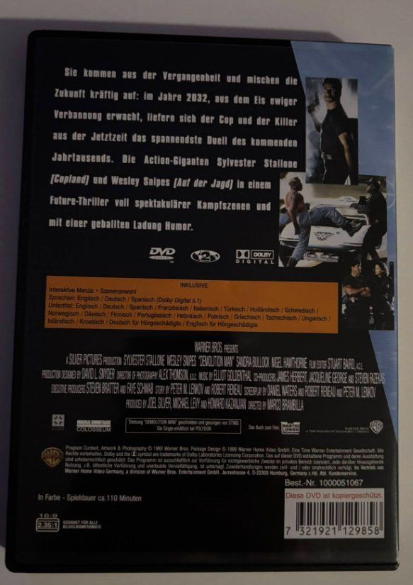 Tutti i DVDs: Demolition Man DVD (1993) – Usato da lupfig venduto da maniacs666 2