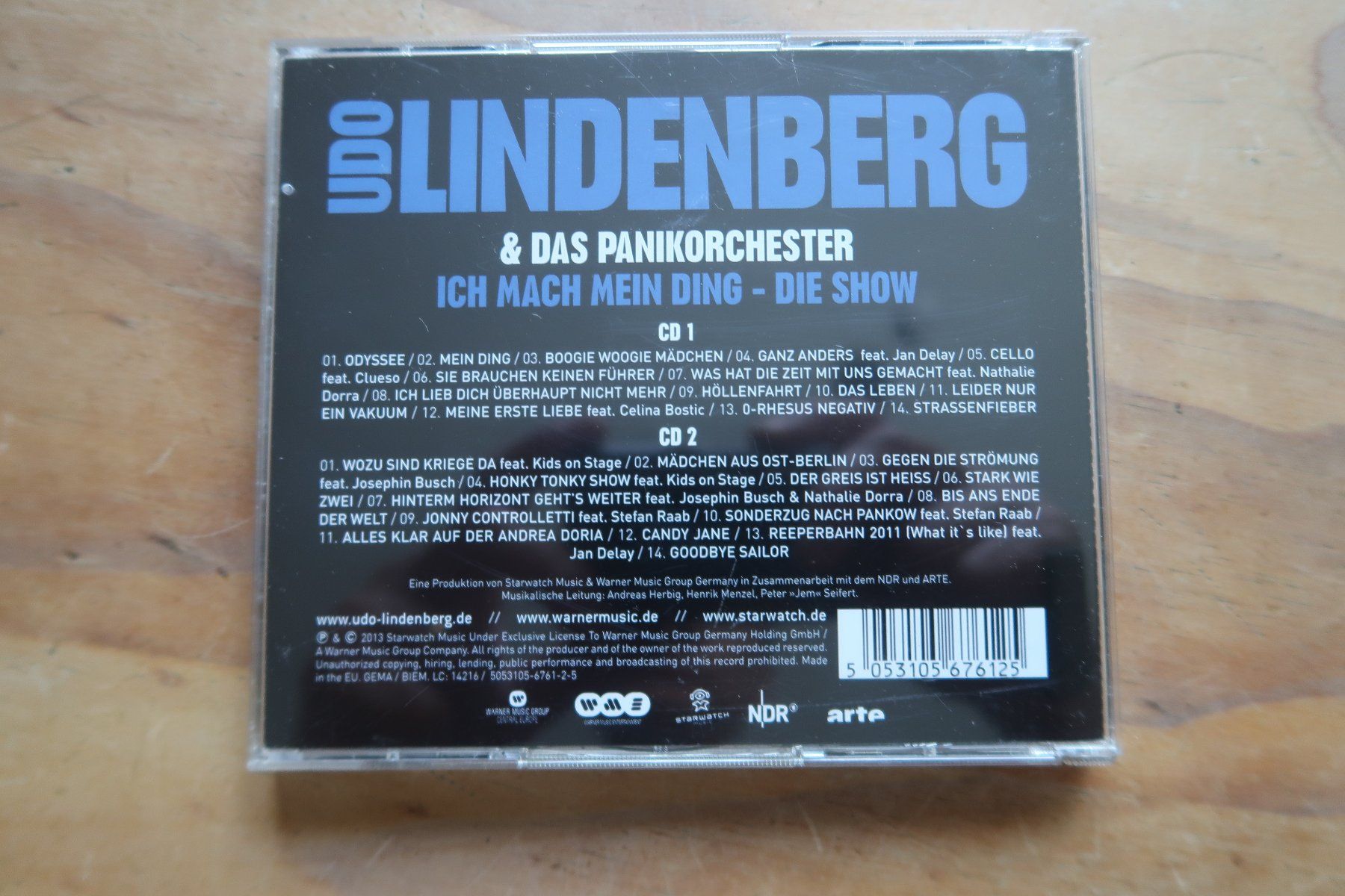 CD: UDO LINDENBERG - ICH MACH MEIN DING - DIE SHOW - 2x CD – Usato da Basel venduto da Patiscat 1