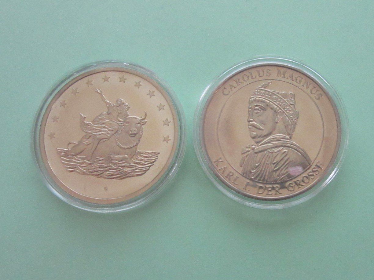 Medaillen: 2 Medaillen "10 EURO 1996 / 1998" – Neu (gemäss Beschreibung) aus Degersheim von Tforelle