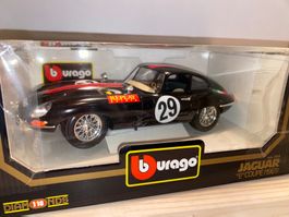 Jaguar E Type Coupe 1/18 seltene Rennversion