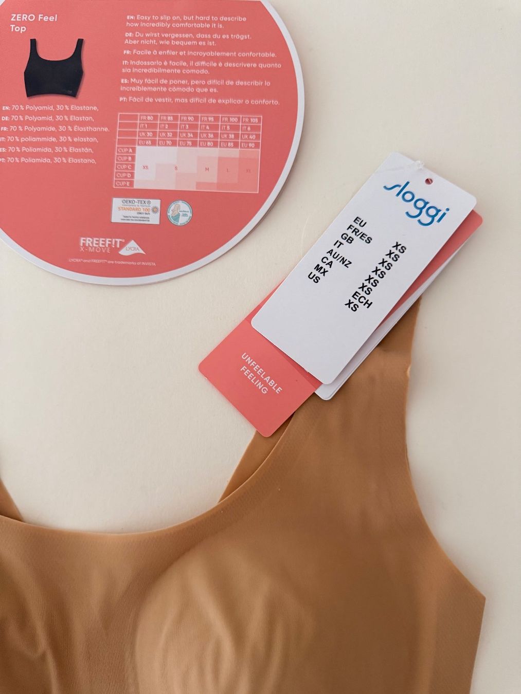 Sloggi Sonstige Unterwäsche: SLOGGI, Top ZERO FEEL, Grösse XS, Farbe Hellbraun – Neu und originalverpackt aus Rudolfstetten von gst_g7xl 1