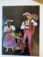 Affiche Fête des Vignerons 1977 Jean Monod L'automne