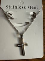 Halskette mit Ohrringen-Stainless Steel-Schmuck-Hals-Ohren