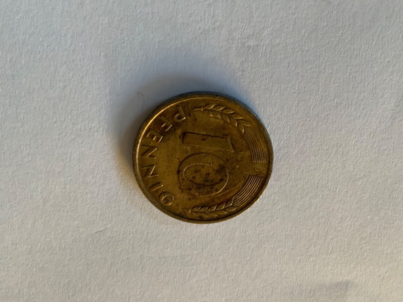 Tutti le monete: 10 Pfennig - Deutschland - 1950 D – Usato da Sempach Station venduto da blackhors 3