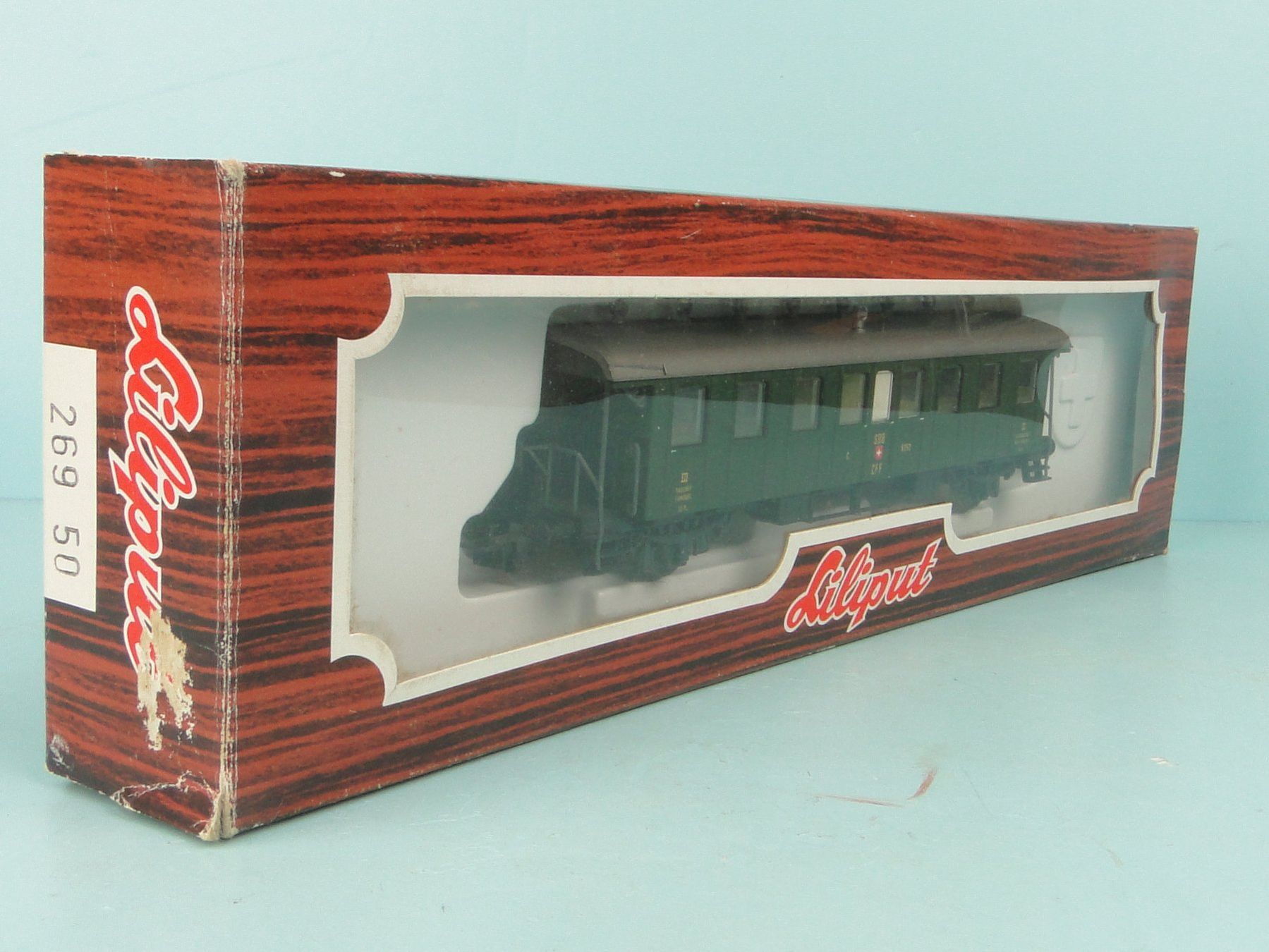 Liliput Modellini di ferrovie: Liliput 269 50 SBB 3 Kl. Oldtimerwagen – Usato da Bülach venduto da cann11 9