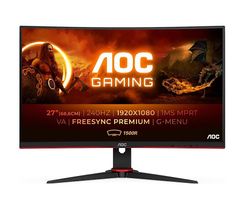AOC C27G2ZE (27" + 240 Hz) Curved Monitor + Tischhalterung