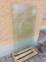 Glasplatte,  Glasscheibe 8 mm dick 1x 48x 107cm