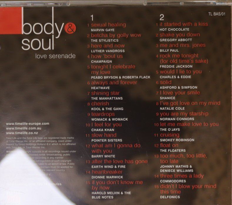 CD: Body & Soul -Love Serenade – Usato da Luzern venduto da CONTENTI 2