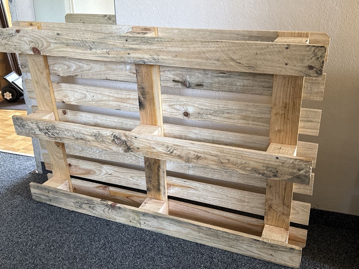 Paletten: 1 Holzpalette, 120x80 cm – Gebraucht aus Amriswil von used2use 1