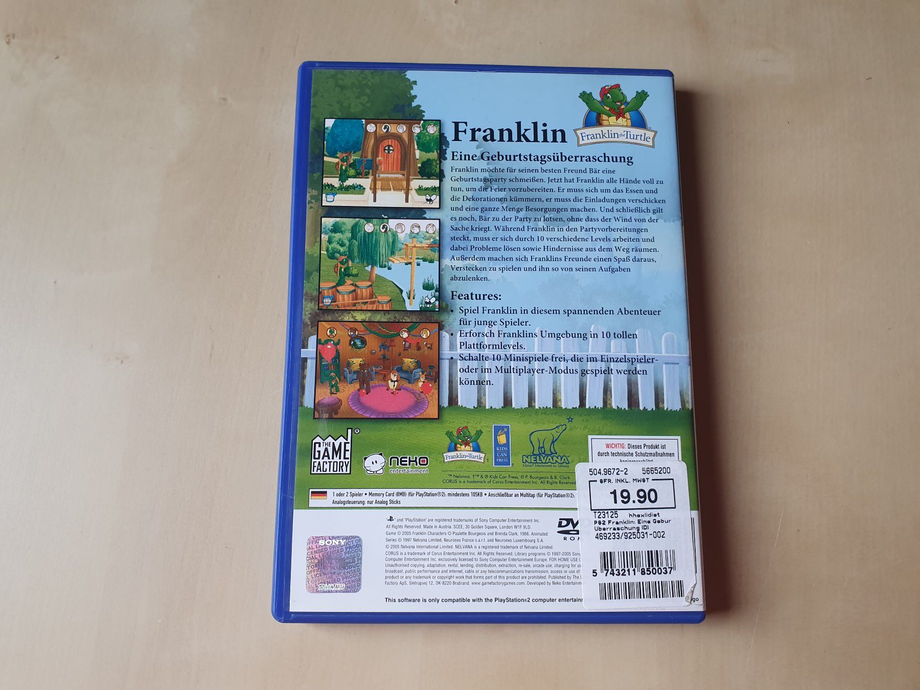 Sony Giochi: Franklin Eine Geburtstagsüberraschung – Usato da Stansstad venduto da collectorsshop 1