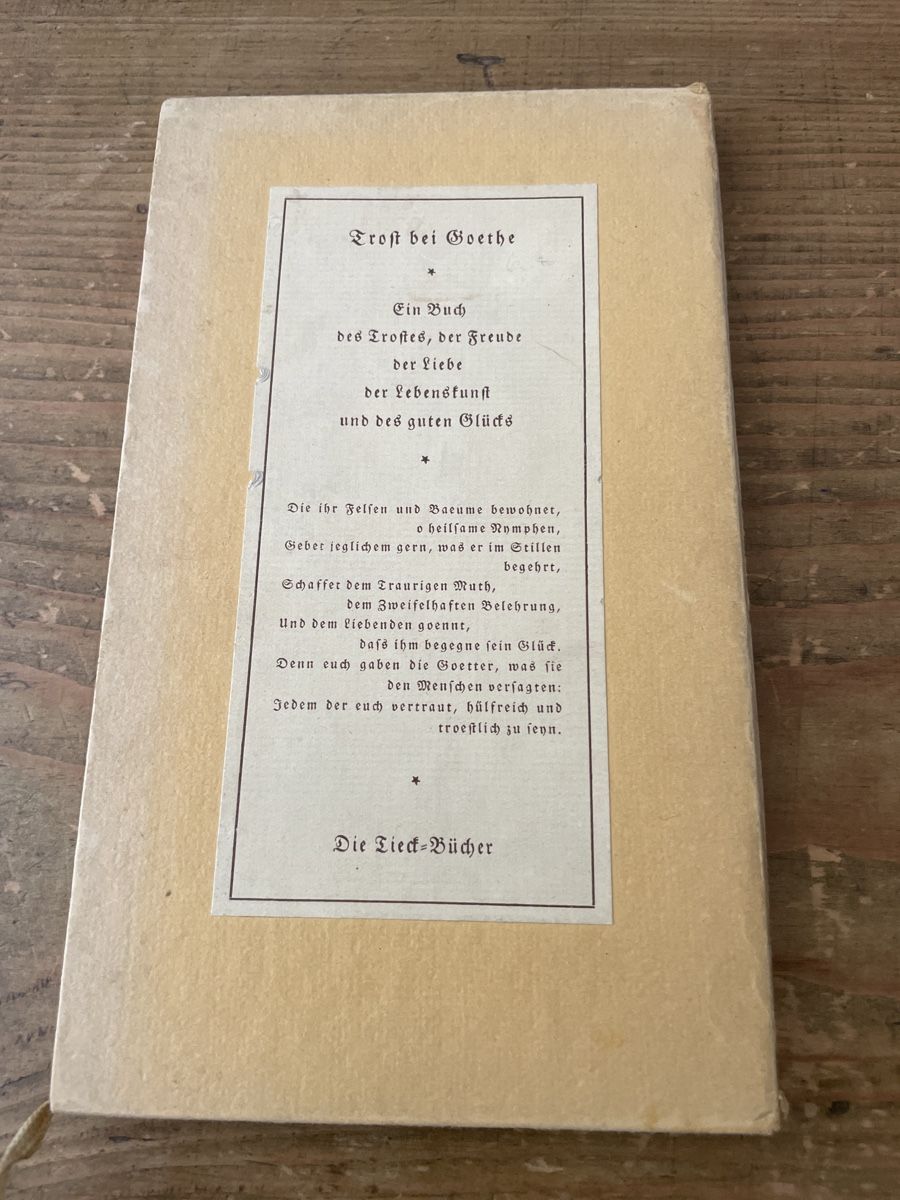 Bücher: Antikes Buch Croft bei Goethe 1939 – Gebraucht aus Winterthur von cheerio97
