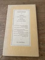 Antikes Buch Croft bei Goethe 1939